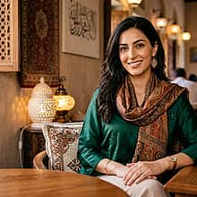 Middle Eastern Woman before photo