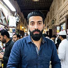 Middle Eastern Man before photo