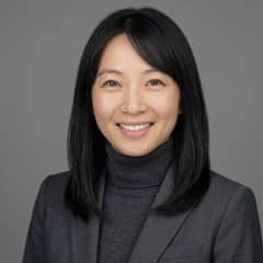 Asian Woman Smiling after photo