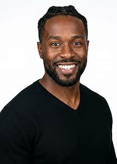 Black v-neck sweater outfit preview