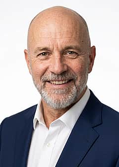 Navy tailored suit outfit preview