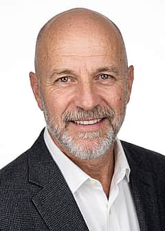 Dark gray patterned blazer outfit preview