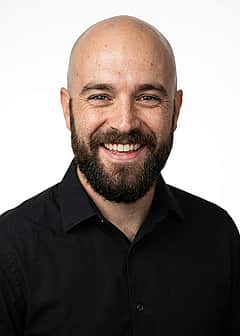 Black long-sleeve button-up (variant) outfit preview