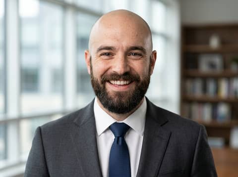 AI Headshots White Man with Beard AI LinkedIn headshot