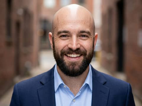AI Headshots White Man with Beard AI LinkedIn headshot