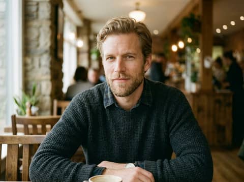 White Man (Public Model) AI LinkedIn headshot