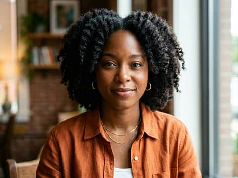 Black Woman (Public Model) AI LinkedIn headshot