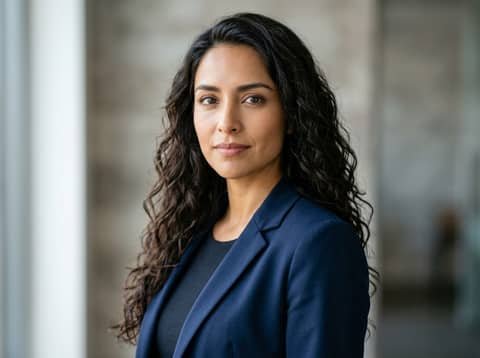 Latina Woman (Public Model) AI LinkedIn headshot