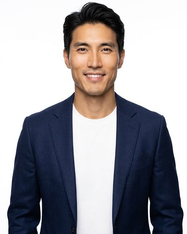 Navy Blazer & Tee