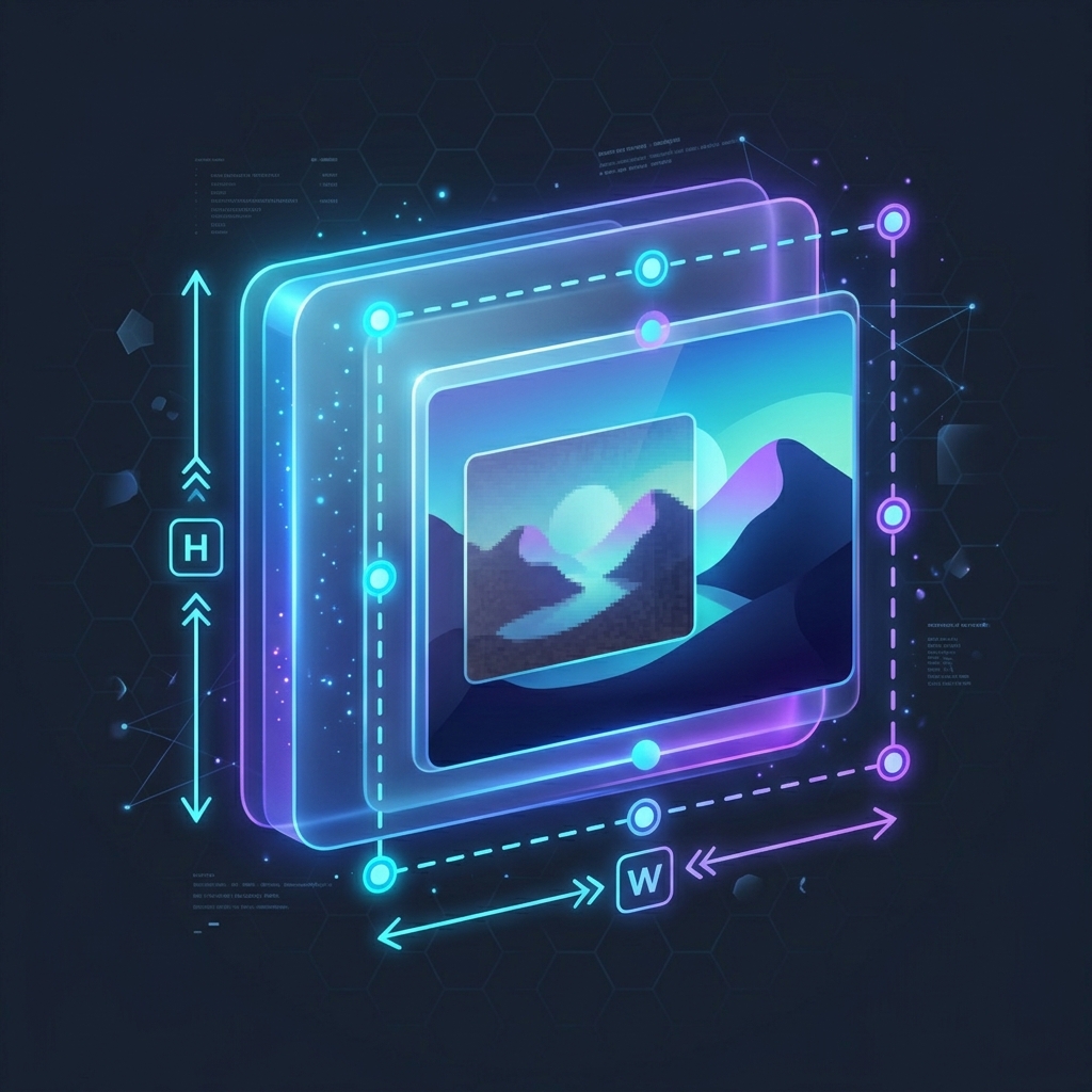 Compress images illustration