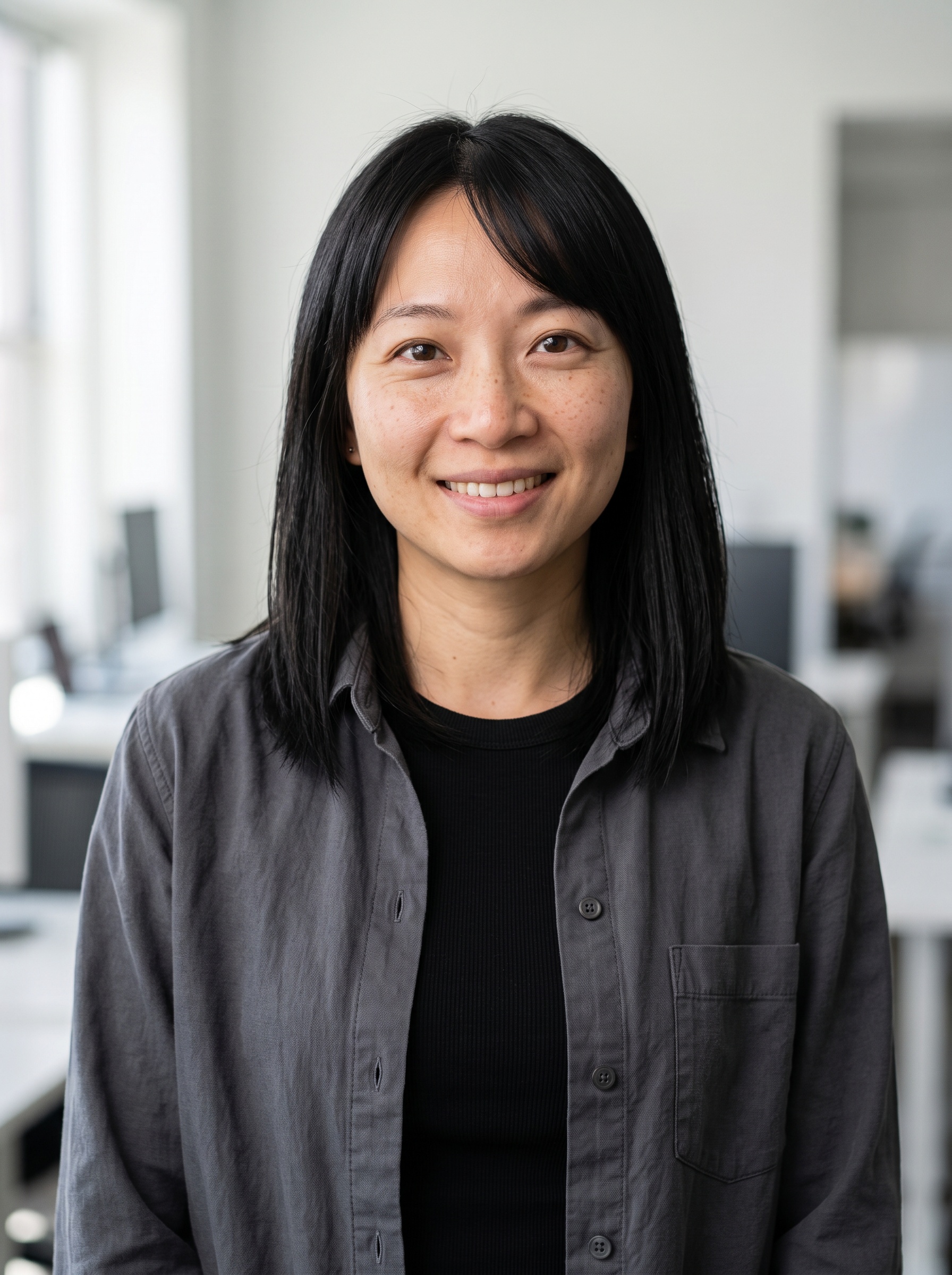 Beispiel für Modern Office · Simple Top Jacket-Headshot